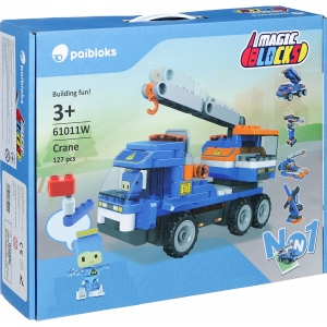 Пластиковий конструктор Pai Bloks BLK Crane 127 эл. (61011W)