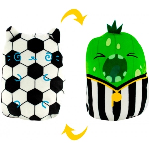 придбати М'яка іграшка тварина Cats Vs Pickles Котик та Огірок Футбол 2 в 1 15 см (CVP2200-2)