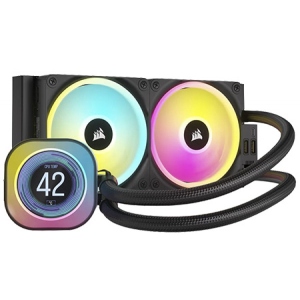Водяна система охолодження Corsair iCUE Link H100i LCD RGB Liquid CPU Cooler Black (CW-9061007-WW)