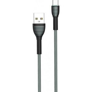 Кабель синхронізації даних Colorway USB - Type-C 3А 1 m Grey (CW-CBUC041-GR)