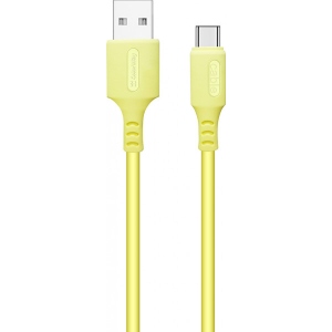 Кабель синхронізації даних Colorway USB - Type-C 2.4А 1 m (CW-CBUC043-Y)