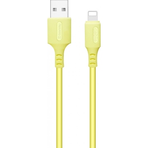 Кабель синхронізації даних Colorway USB - Apple Lightning 2.4А 1 m (CW-CBUL043-Y)