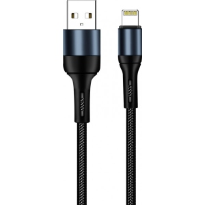 Кабель синхронізації даних Colorway USB - Apple Lightning 2.4А 1 m (CW-CBUL045-BK)