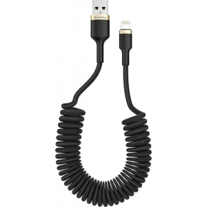 Кабель синхронізації даних Colorway USB-Apple Lightning 2.4А 35-150 см Black (CW-CBUL051-BK)