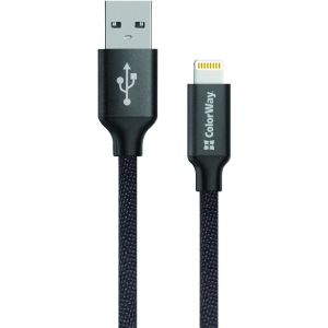 Кабель синхронізації даних Colorway USB-Lihgtning 1m Black (CW-CBUL004-BK)