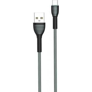 Кабель синхронізації даних Colorway USB - MicroUSB 3А 1 m Grey (CW-CBUM041-GR)