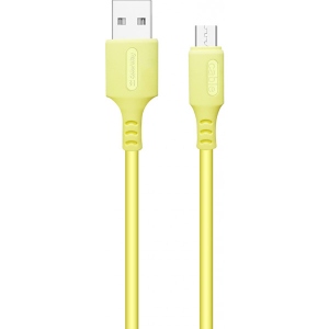 Кабель синхронізації даних Colorway USB - MicroUSB 2.4А 1 m (CW-CBUM043-Y)