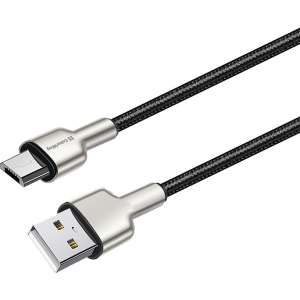 Кабель синхронізації даних Colorway USB - MicroUSB 2.4А 1 m (CW-CBUM046-BK)