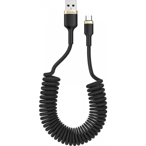 Кабель синхронізації даних Colorway USB-MicroUSB 2.4А 35-150 см Black (CW-CBUM051-BK)