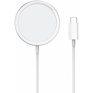 Зарядний пристрій Colorway MagSafe Charger 15W for iPhone White (CW-CHW27Q-WT)