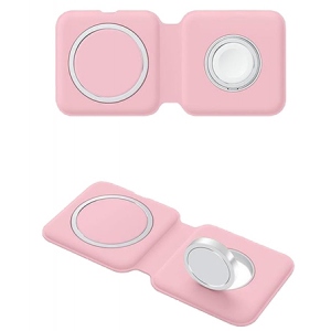 Зарядний пристрій Colorway MagSafe Duo Charger 15W for iPhone Pink (CW-CHW32Q-PK)
