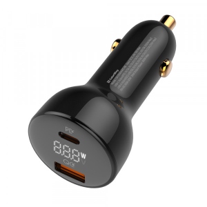 Автомобільний зарядний пристрій Colorway Power Delivery PPS USB (USB-A + USB-C) (100W) Black (CW-CHA044PD-BK)