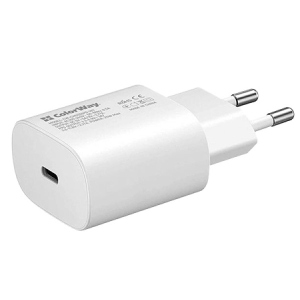 Мережевий зарядний пристрій Colorway Power Delivery Port PPS 1USB-Cx3A 25W White (CW-CHS033PD-WT)