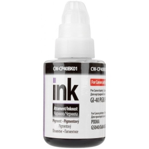 Чорнило Colorway Canon GI-40 135мл Pigment Black (CW-CP40BK01)
