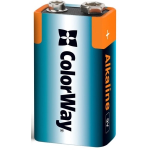 Батарейка тип AA Colorway Alkaline Power 9V/6LR61 (CW-BA6LR61-1BL)