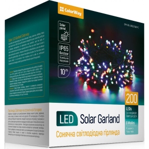 Гірлянда лінійна Colorway 20 м 200Led IP65 (CW-GO-200L20SBMC)
