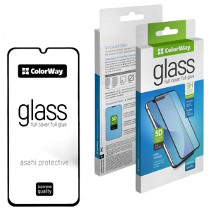 Захисне скло для смартфону Colorway 9H FC glue Samsung Galaxy A05 Black (CW-GSFGSGA055-BK) в Україні