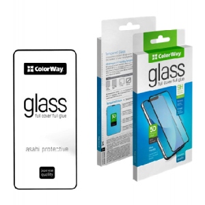 Захисне скло для смартфону Colorway 9H FC glue Xiaomi Redmi 12 Black (CW-GSFGXR12-BK)