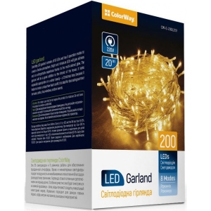 Гірлянда лінійна Colorway 200LED 20 m (CW-G-200L20V)