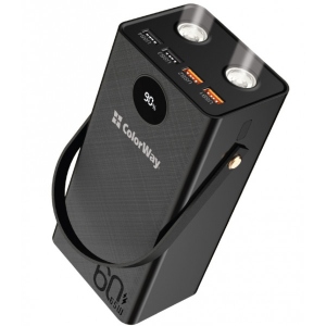 Батарея мобільна Colorway Powerful Power Delivery 60 000 mAh 65W Black (CW-PB600LPA5BK-PDD)
