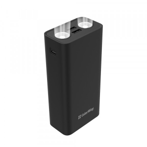 Батарея мобільна Colorway Lamp 30 000 mAh Black (CW-PB300LPB3BK-F)