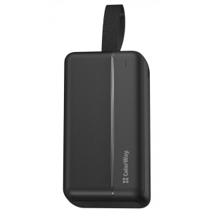 Батарея мобільна Colorway High-power 2 30 000 mAh Power Delivery 22.5W Black (CW-PB300LPC2BK-PD)