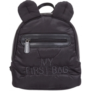 Рюкзак дитячий Childhome My first bag Puffered Black (CWKIDBPBL)