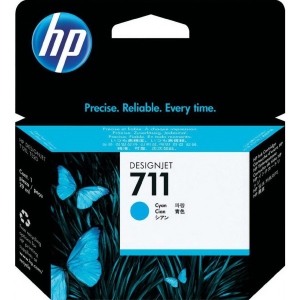 Картриджі для струменевих принтерів HP No.711 DesignJet 120/520 Cyan (CZ130A)