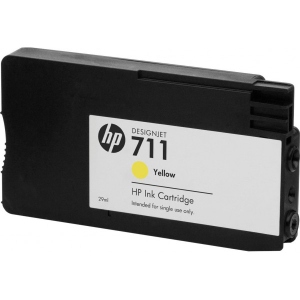 Картриджі для струменевих принтерів HP No.711 DesignJet 120/520 Yellow 3-Pack (CZ136A)