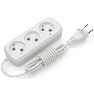 Подовжувач 220В Electrum 3 розетки 3 м C-ES-1786