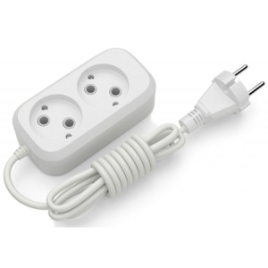 Подовжувач 220В Electrum 
Electrum 2 розетки 2 м (C-ES-1782)