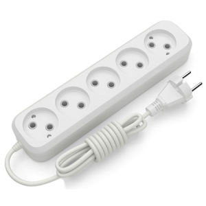 Подовжувач 220В Electrum 5 розеток 5 м C-ES-1817