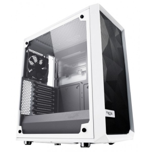 Корпус Fractal design ATX без БЖ Meshify C White TG Meshify C White Tempered Glass (FD-CA-MESH-C-WT-TGC)