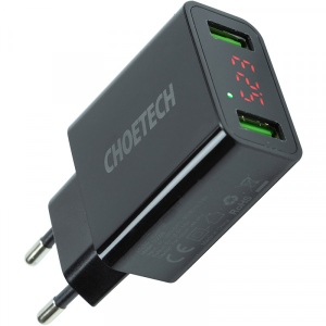 Мережевий зарядний пристрій Choetech 2xUSB 11W (C0028)