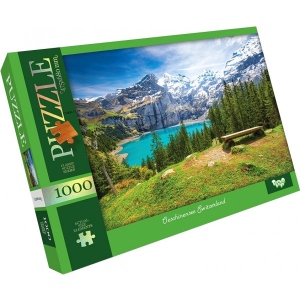 Пазли картонні (8 +) Danko-Toys "Oeschinensee Switzerland" 1000 ел.(C1000-11-04)