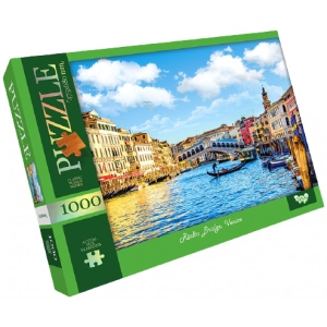 Пазли картонні (8 +) Danko-Toys  "Rialto Bridge, Venice" 1000 ел. (C1000-11-06)