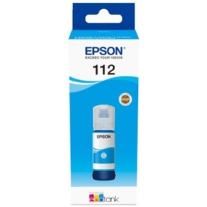 Чорнила Epson 112 EcoTank Pigment Cyan ink (C13T06C24A)