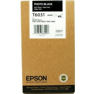 Картриджі для струменевих принтерів Epson StPro 7800/7880/9800/9880 photo black, 220мл. (C13T603100)