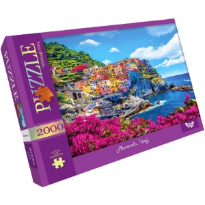 Пазли картонні (8 +) Danko-Toys Manarola, Italy 2000 ел. (C2000-01-01)