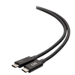 Кабель Thunderbolt C2G USB-C Thunderbolt 4 0.5 m Black (C2G28885)