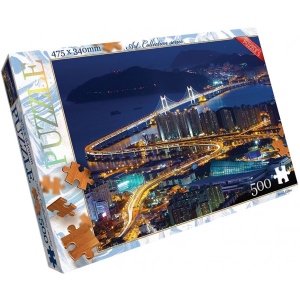 Пазли картонні (8 +) Danko-Toys "Seoul, Korea" 500 ел.   (C 500-11-11) купити
