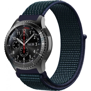 Ремінець для смарт-годинника BeCover Nylon Style for Xiaomi iMi KW66/Mi Watch Color/Haylou LS01/LS02/Haylou Smart Watch Solar LS05 Blue-Green (705882)
