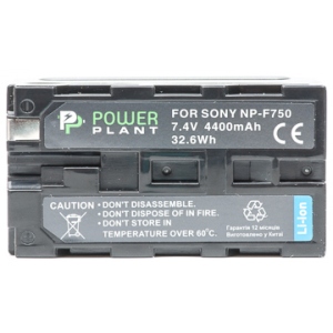 Акумулятор для фотокамери PowerPlant Sony NP-F750 4400mAh (DV00DV1032)