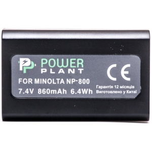 Акумулятор для фотокамери PowerPlant Minolta NP-800, EN-EL1 860mAh (DV00DV1069)