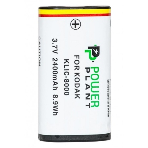 Акумулятор для фотокамери PowerPlant Kodak KLIC-8000 2400mAh (DV00DV1155)