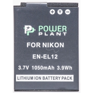 порівняти ціни на Акумулятор для фотокамери PowerPlant Nikon EN-EL12 1050mAh (DV00DV1242)