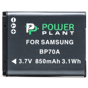 Акумулятор для фотокамери PowerPlant Samsung BP70A 850mAh (DV00DV1261)