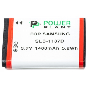 Акумулятор для фотокамери PowerPlant Samsung SLB-1137D 1400mAh (DV00DV1264)