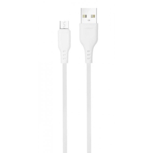 Кабель синхронізації даних Denmen D01V MicroUSB White 1м White (DM-D01V-WH) купити