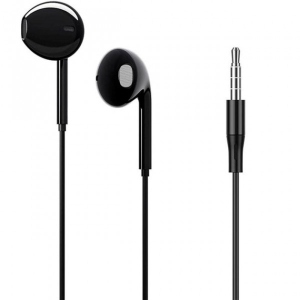 Навушники вкладиші дротові Denmen DR01 3.5mm 1.2 м Black (DE-DR01-BK)